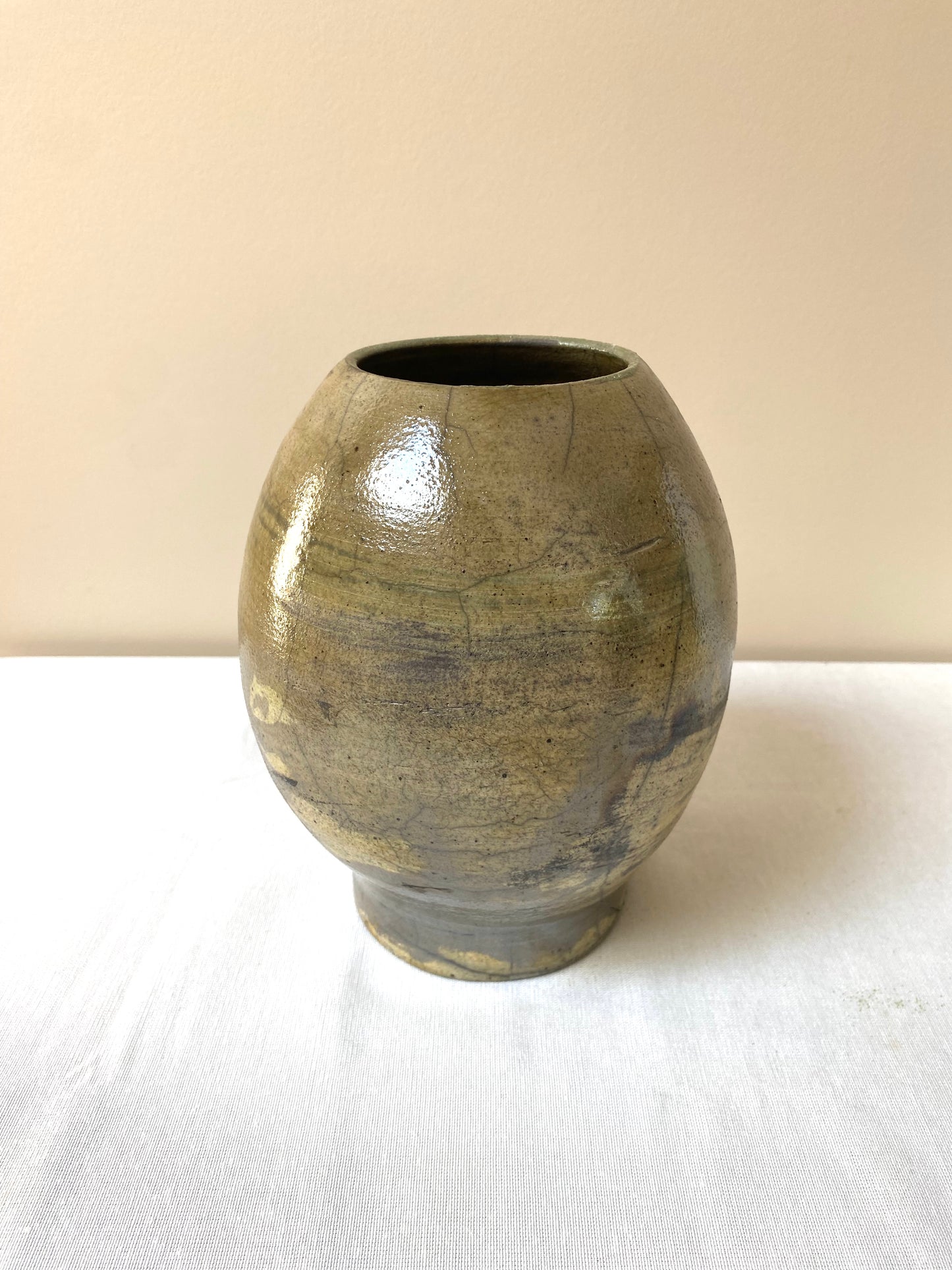 Raku Golden Egg