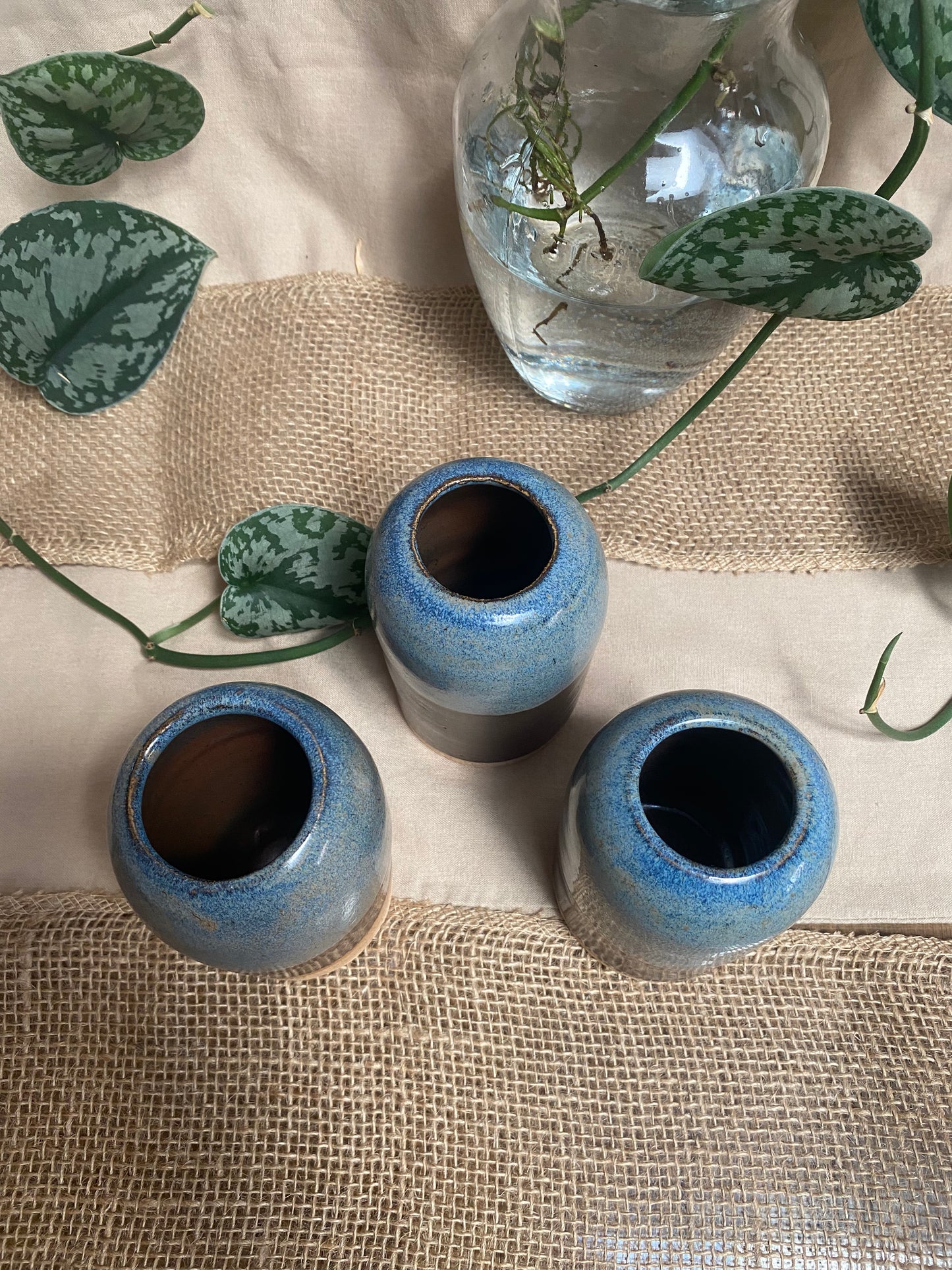 Horizon bud vase trio