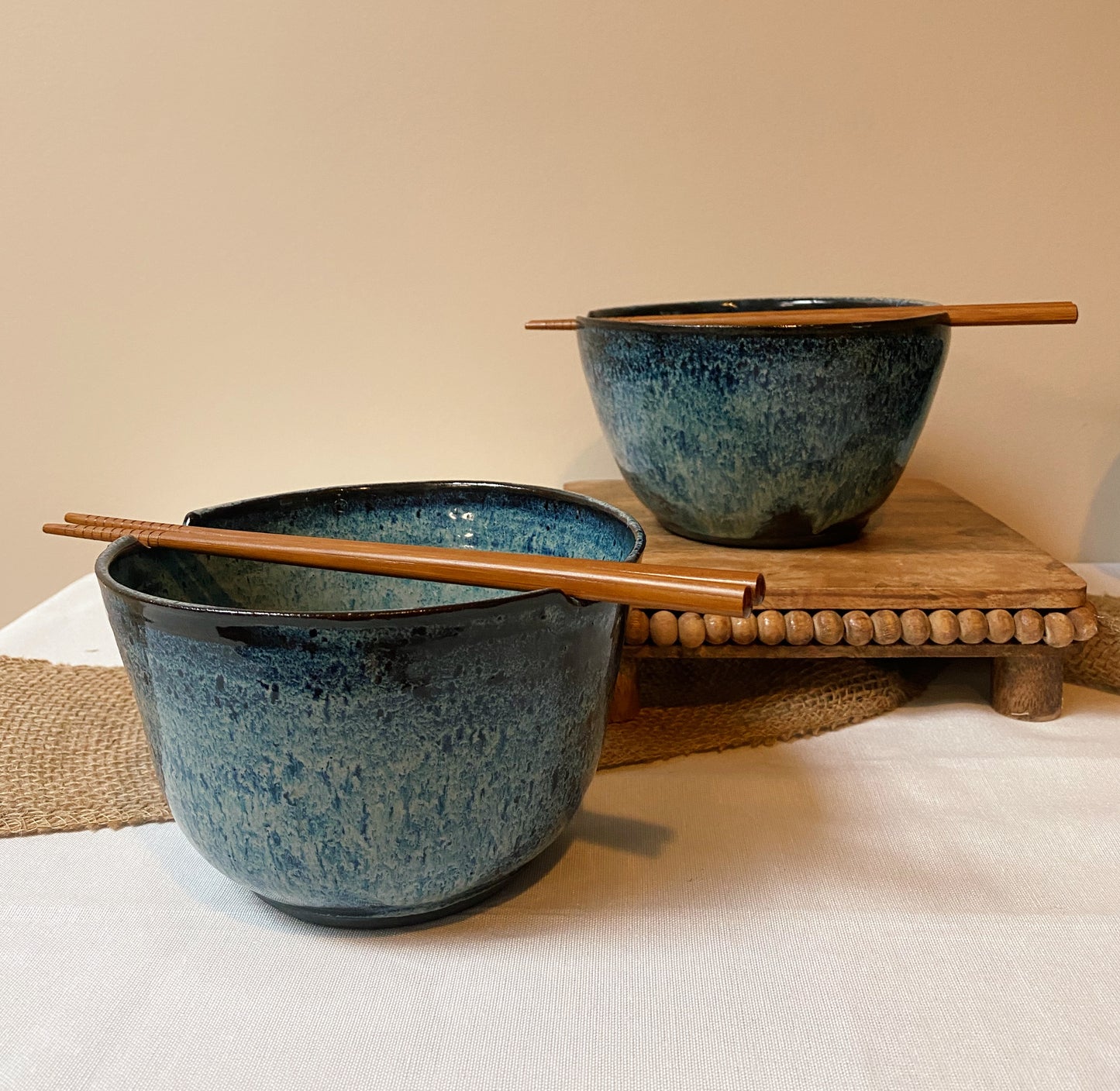 Blue Smoke noodle bowl set