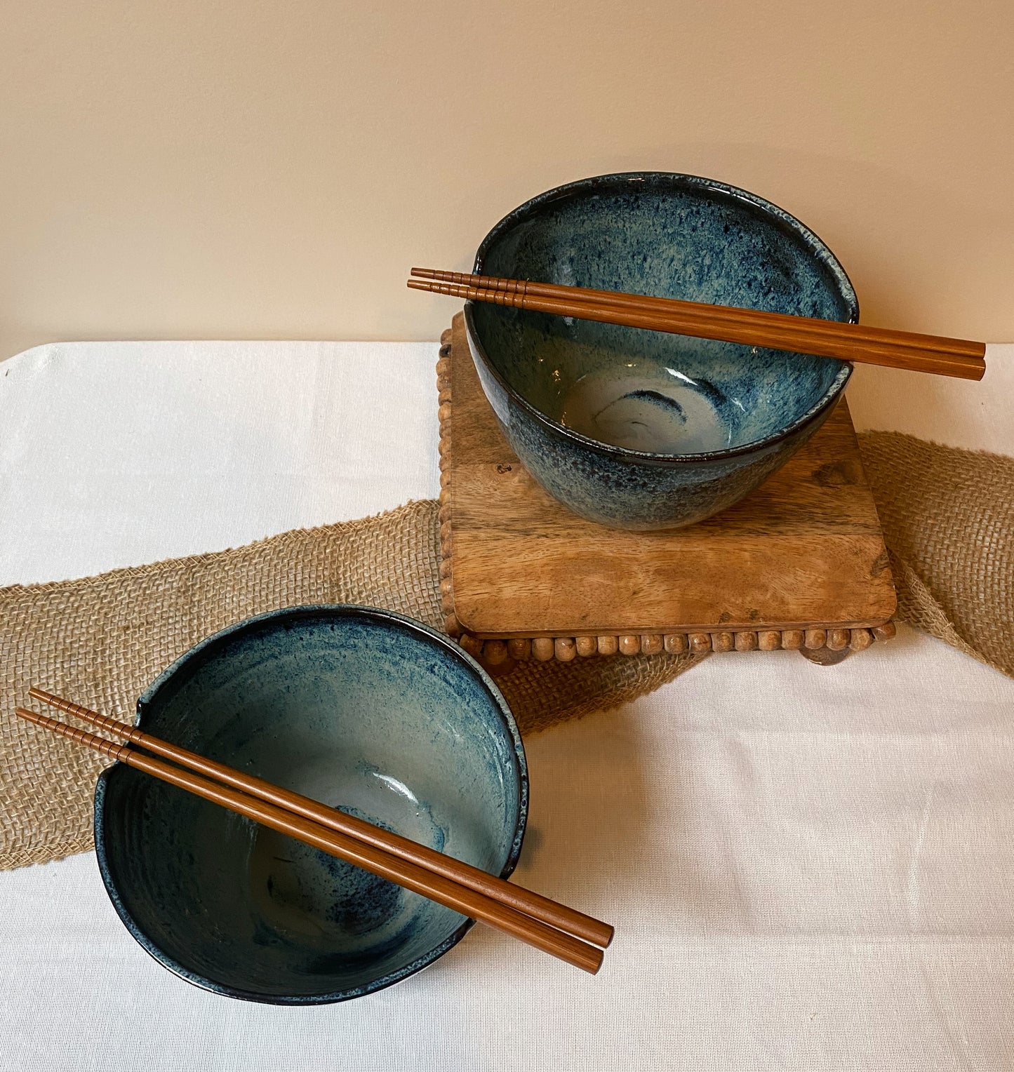 Blue Smoke noodle bowl set