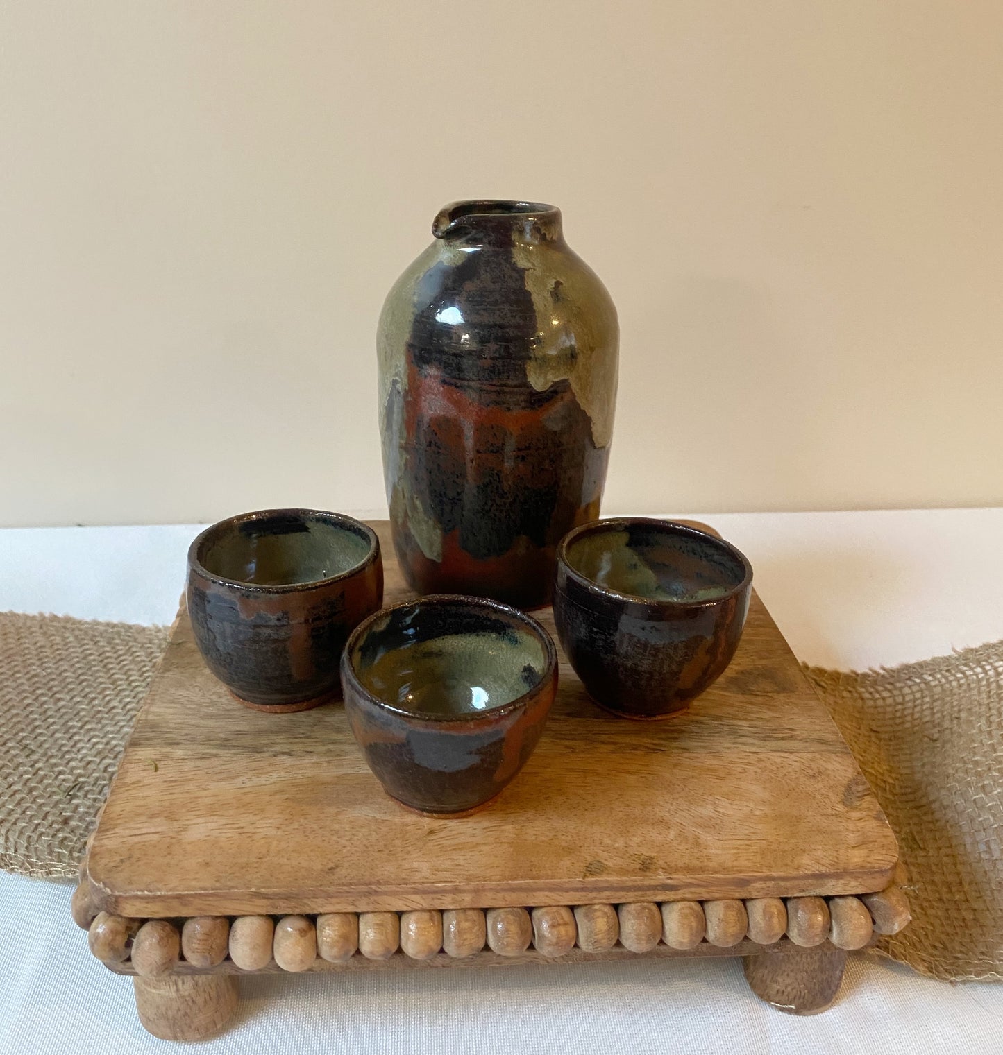 Unearthed sake set