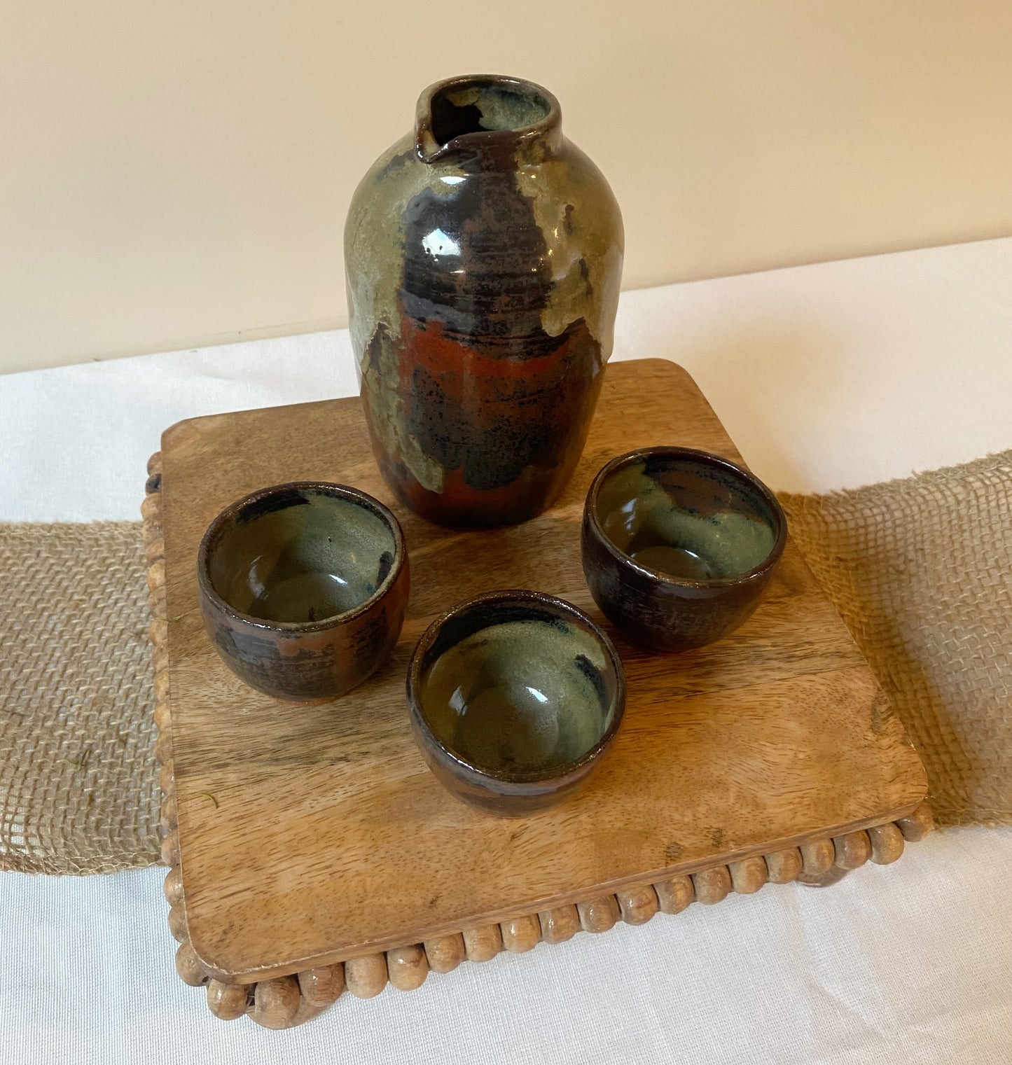 Unearthed sake set